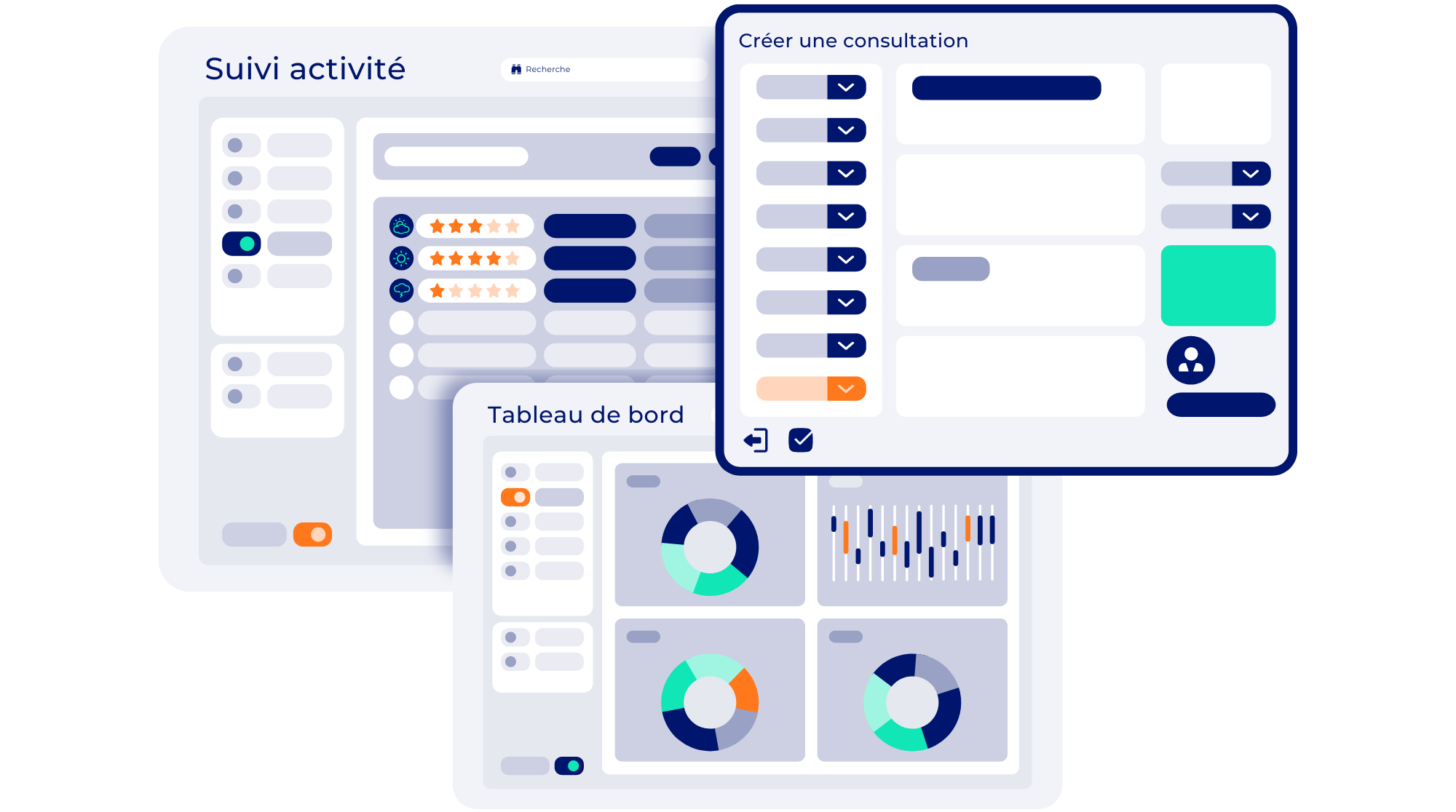 Une SolutionCle en Main 3 ecrans-VMS